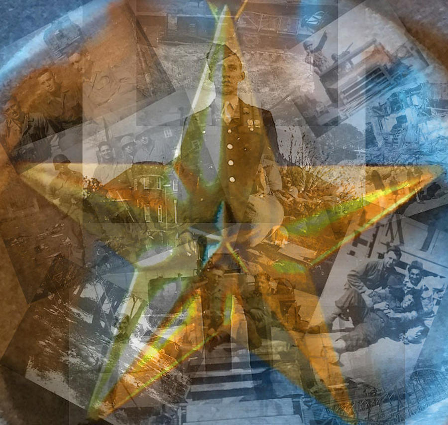 Bronze Star Digital Art by Diane Sleger