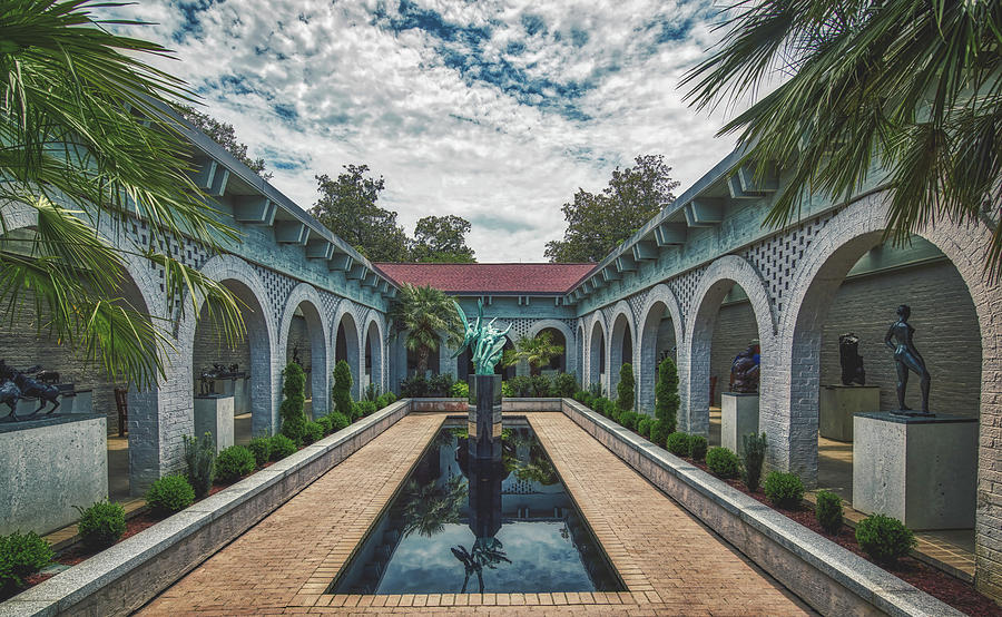 Architecture Photograph - Brookgreen Gardens Reflecting Pool by Mountain Dreams