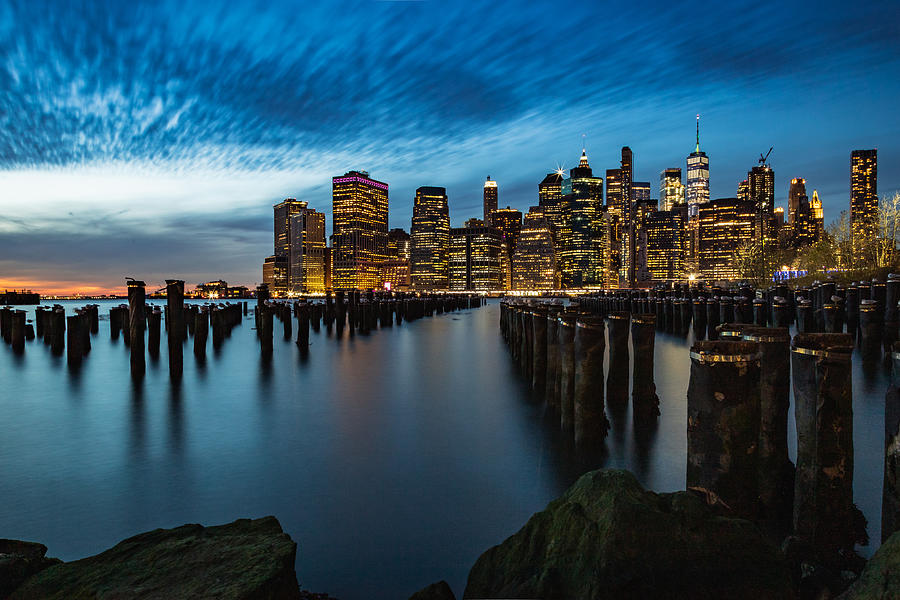 Brooklyn Blue Hour Photograph by Kevin Plant