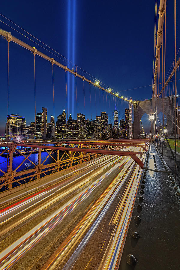 Brooklyn Bridge 911 NYC Photograph by Susan Candelario