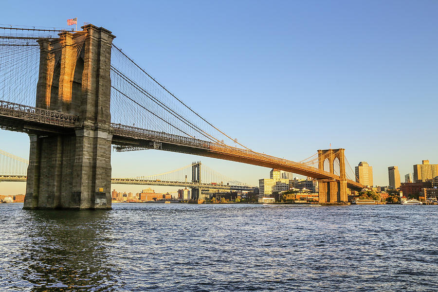 Brooklyn Bridge Photograph by Alberto Zanoni