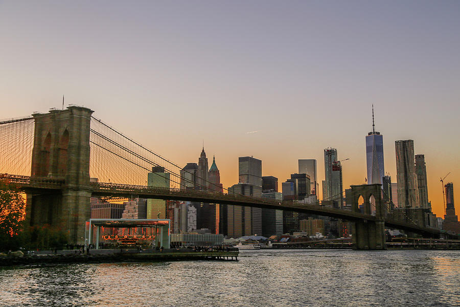 Brooklyn bridge from Dumbo Photograph by Alberto Zanoni