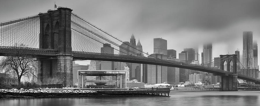 Brooklyn Bridge Photograph - Brooklyn Bridge from Dumbo by Randy Lemoine