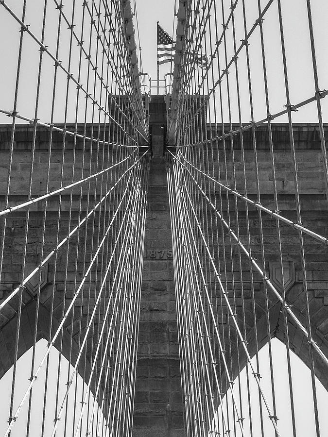 Brooklyn bridge Photograph by Habib Ayat
