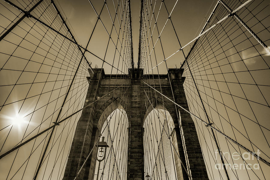 Brooklyn Bridge Photograph by Martin Williams