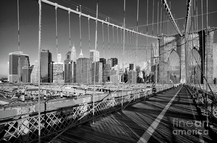 Brooklyn Bridge Morning Photograph