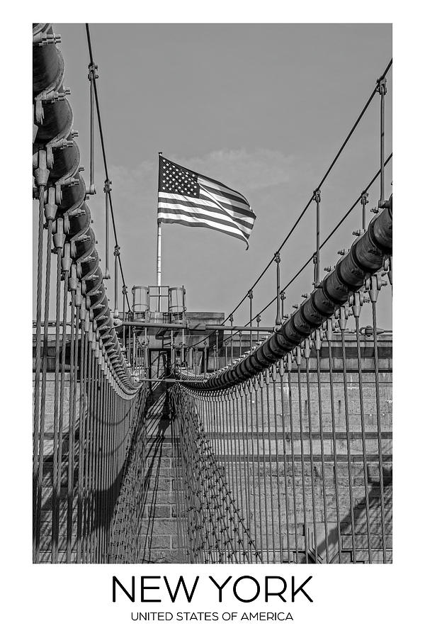 Brooklyn Bridge - New York Photograph by Alan Copson