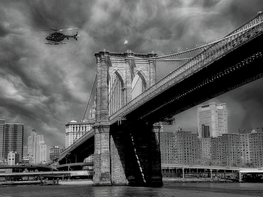 Brooklyn Bridge Photograph by Nina Bradica