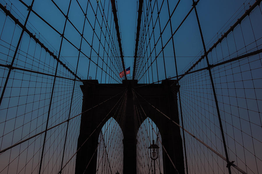 Brooklyn Bridge NYC Photograph by Kelly Wade