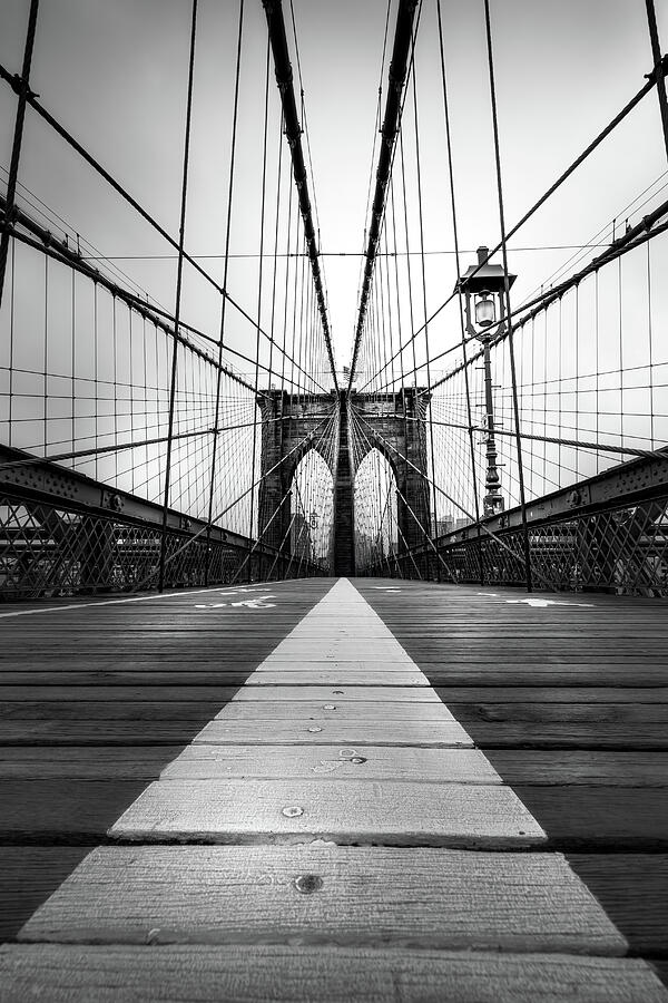 Brooklyn Bridge Photograph - Brooklyn Bridge Perspective by Nicklas Gustafsson