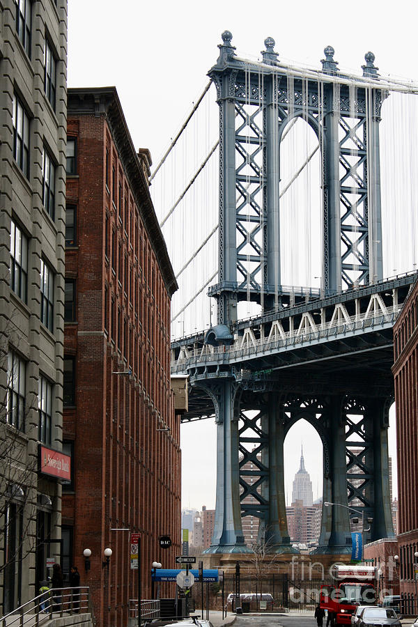 Brooklyn Bridge vs Empire State Photograph by Wilko van de Kamp Fine Photo Art