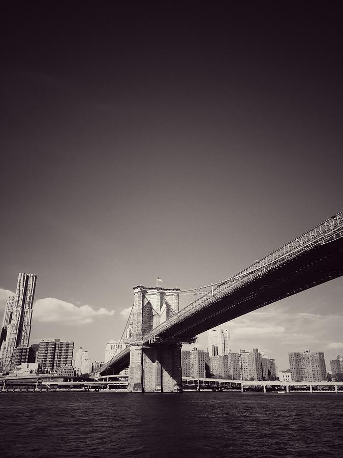 Brooklyn Bridge Photograph by William Hulbert