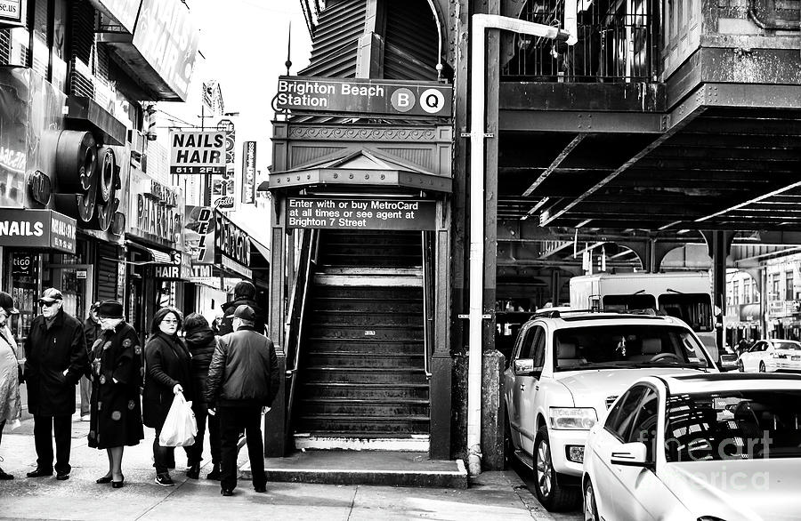 Brooklyn Brighton Beach Station Photograph by John Rizzuto