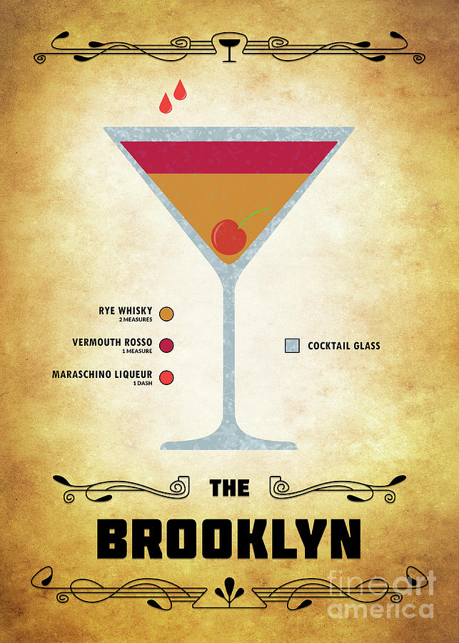 Brooklyn Cocktail - Classic Digital Art by Bo Kev