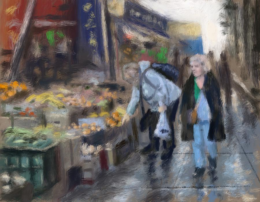 Brooklyn Market Digital Art by Larry Whitler