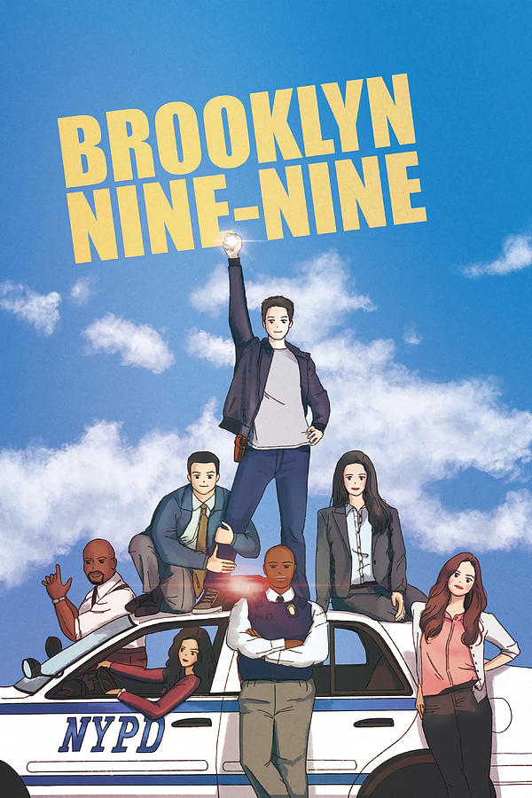 Brooklyn Nine Nine Poster music Painting by Morgan Clarke | Fine Art ...