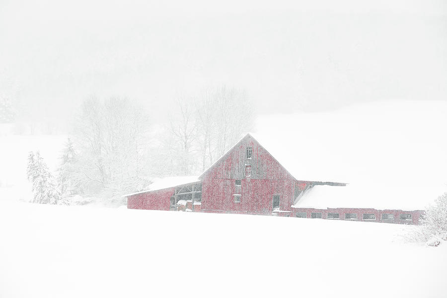 Brookside Farm Winter Close View Photograph by Tim Kirchoff