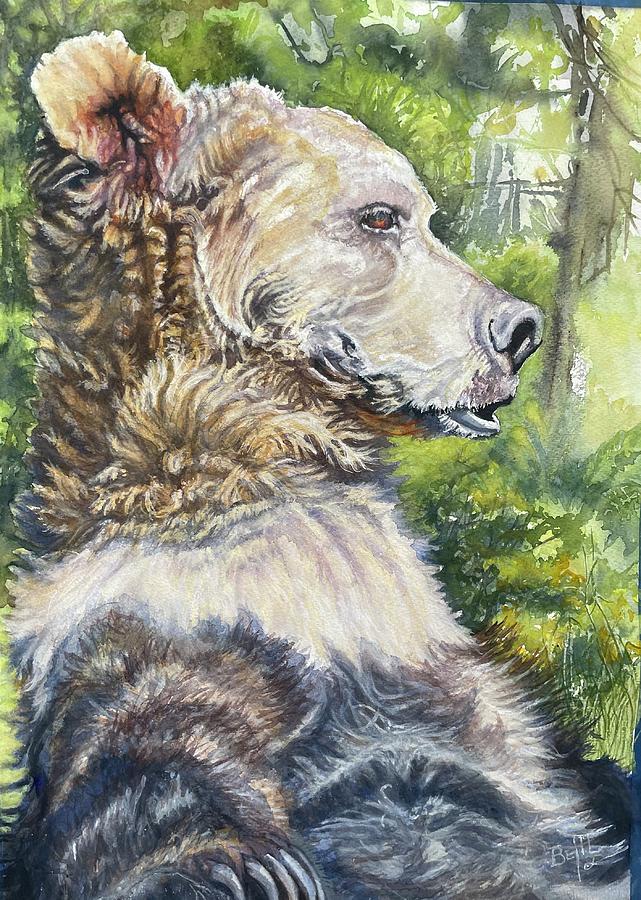 Brother Bear Painting by Beth Gramith Fine Art America