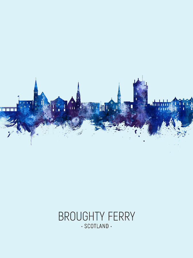 Broughty Ferry Scotland Skyline #14 Digital Art by Michael Tompsett