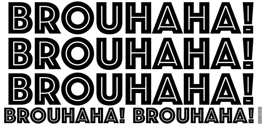 Brouhaha WordArt Photograph by Alice Gipson