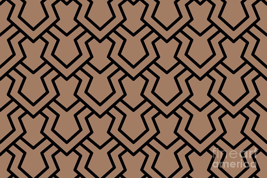 Brown and Black Tessellation Line Pattern 5 - 2022 Color of the Year ...