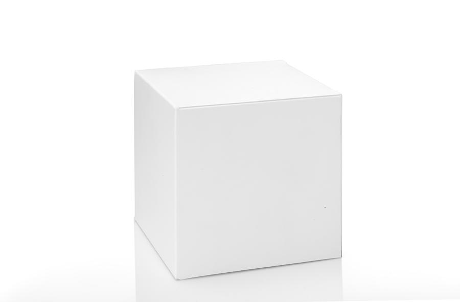 Brown box on white background with clipping path Photograph by Jays photo