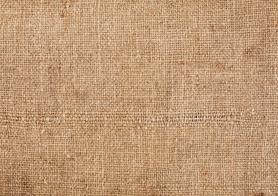 Brown burlap laying on white sheet. Abstract background. Texture of  sackcloth. Burlap Fabric Patch Piece, Rustic Hessian Sack Cloth Photograph  by Julien - Pixels
