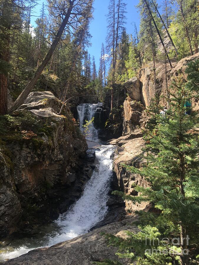 Nature Photograph - Brown Creek Falls by Saving Memories By Making Memories