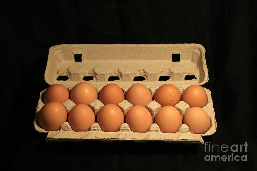 Brown Eggs Photograph by Karen Silvestri Brown Eggs Photograph by Karen Silvestri