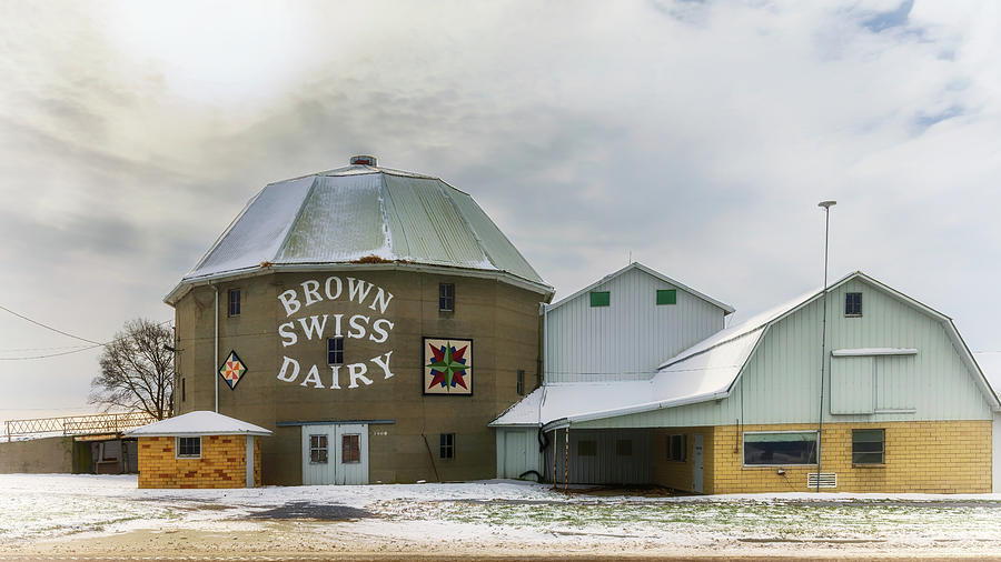 Brown Swiss Dairy - Shipshewana, Indiana Photograph by Susan Rissi Tregoning