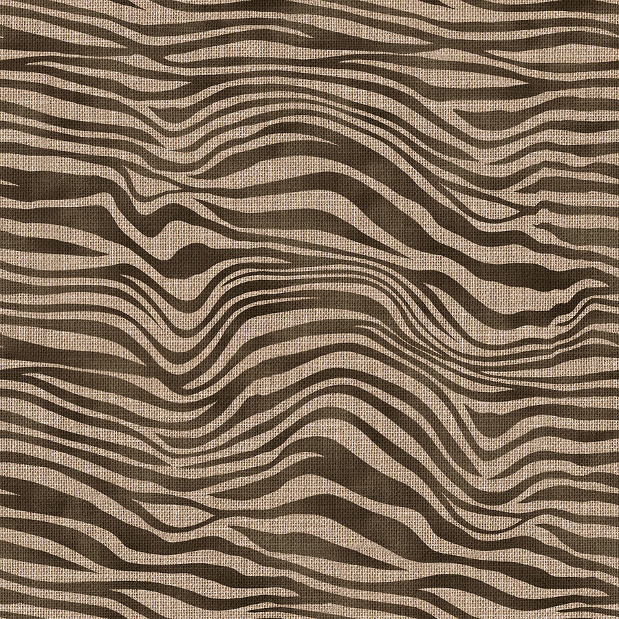 Brown Zebra Fur Pattern Photograph by Carrie Ann Grippo-Pike