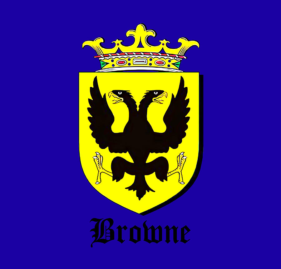 Browne Family Coat of Arms Photograph by Cathal Devlin