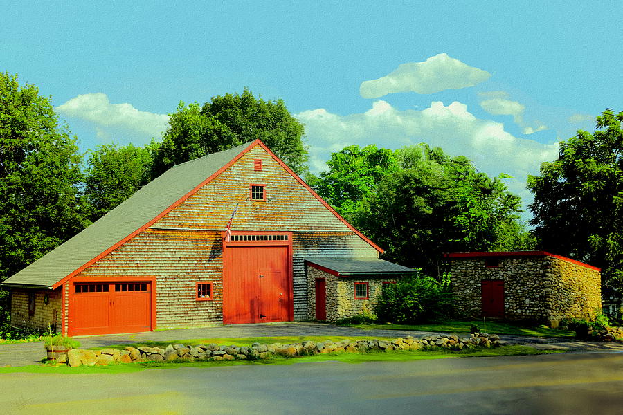 Browns Barn Digital Art by Cliff Wilson
