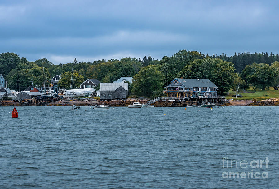 Browns Boat Yard North Haven Maine Photograph