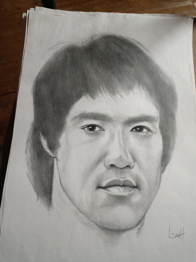 Bruce Lee Pencil Drawing Original Artworks Drawings Illustration People Figures Celebrity