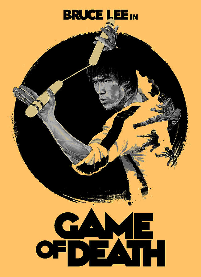 Bruce Lee Game of Death Drawing by Rhandz Ballesteros - Pixels