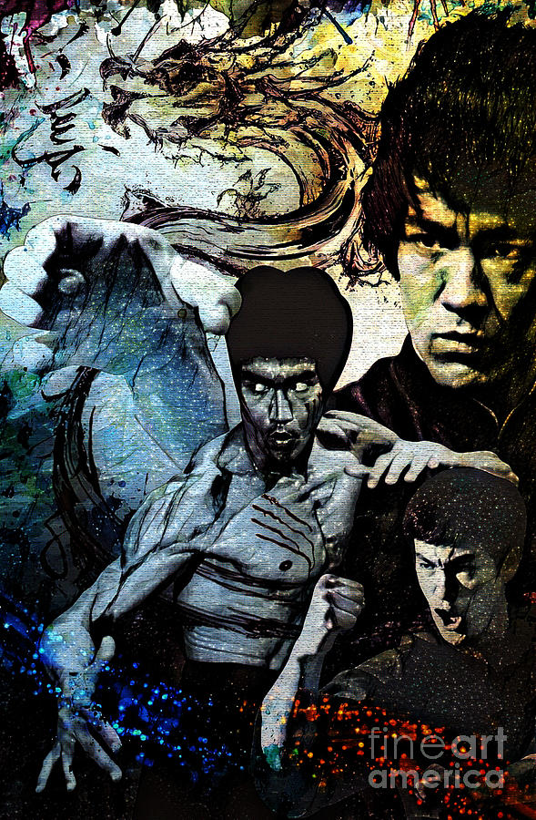 Bruce Lee Digital Art by Mustafa nazif Duran - Fine Art America