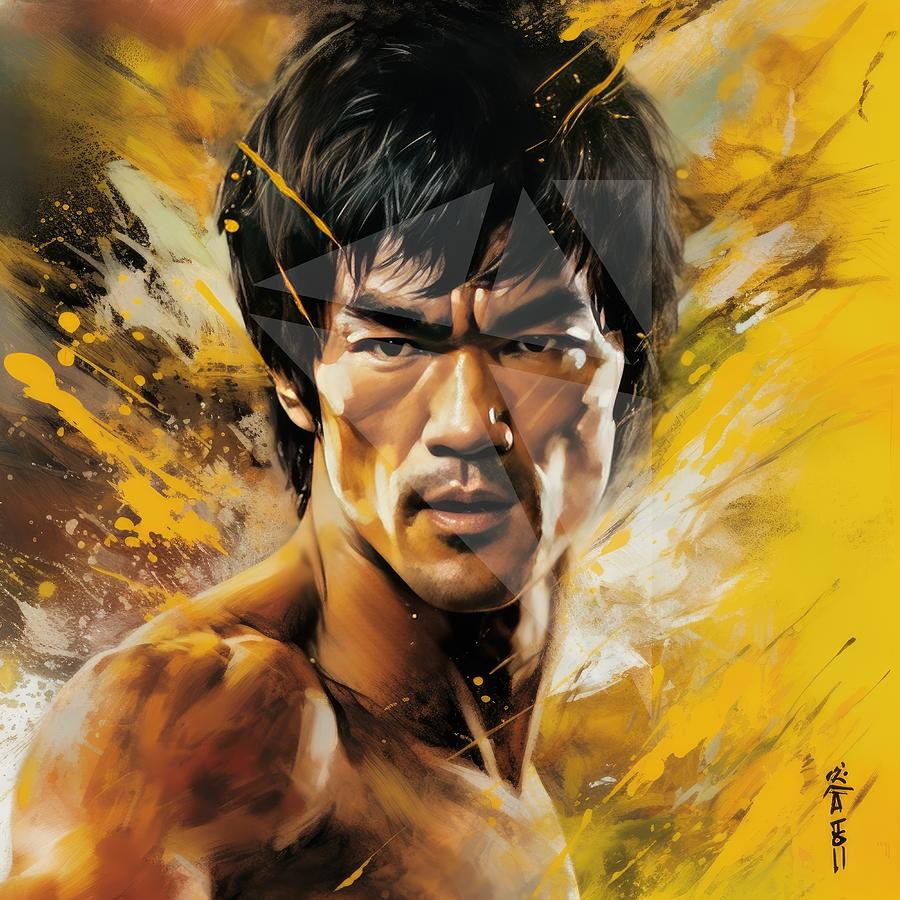 Bruce Lee Painting by Ray Blanks - Fine Art America