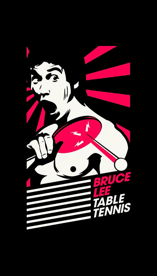 bruce-lee-table-tennis-digital-art-by-rhandz-ballesteros-fine-art-america