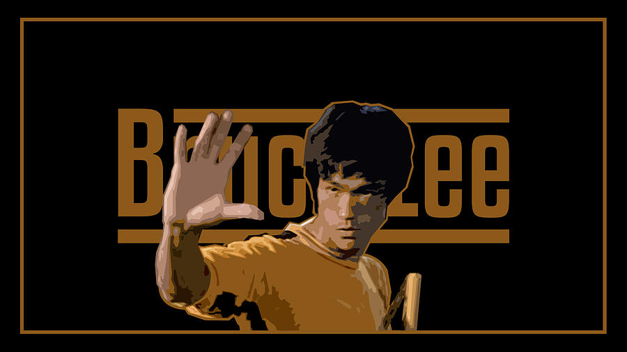 Bruce Lee Weapon Stance Digital Art By Rhandz Ballesteros Fine Art   Bruce Lee Weapon Stance Rhandz Ballesteros 