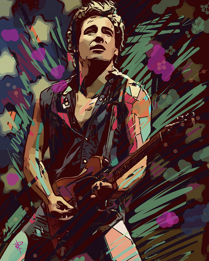 Bruce Mixed Media by Russell Pierce