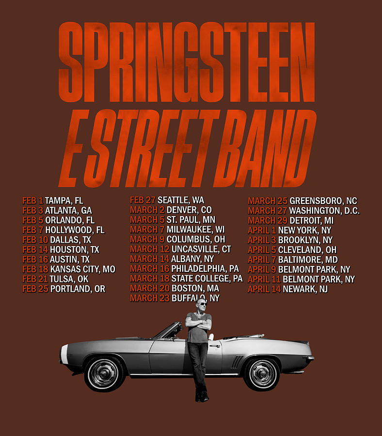 Bruce Springsteen and The E Street Band Tour 2023 Shirt The Boss Fan ...