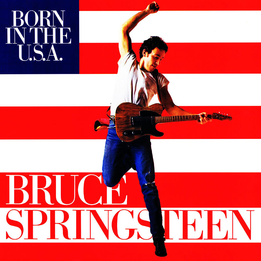 Bruce Springsteen Flag Digital Art by Bruce Springsteen