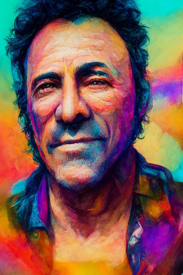 Bruce Springsteen Digital Art by Soundwave Art - Fine Art America