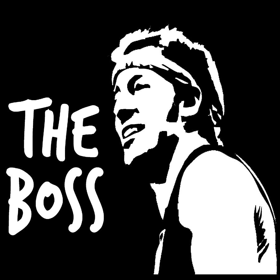 Bruce Springsteen The Boss Digital Art - Bruce Springsteen The Boss by Bruce Springsteen
