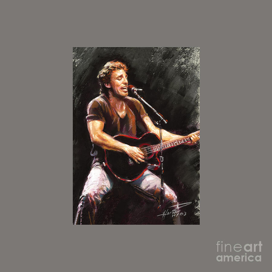 Bruce Springsteen Drawing by Victor C Perkins | Fine Art America