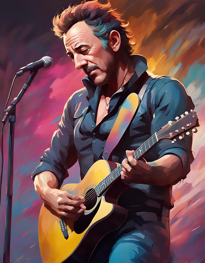 Bruce The Boss Painting