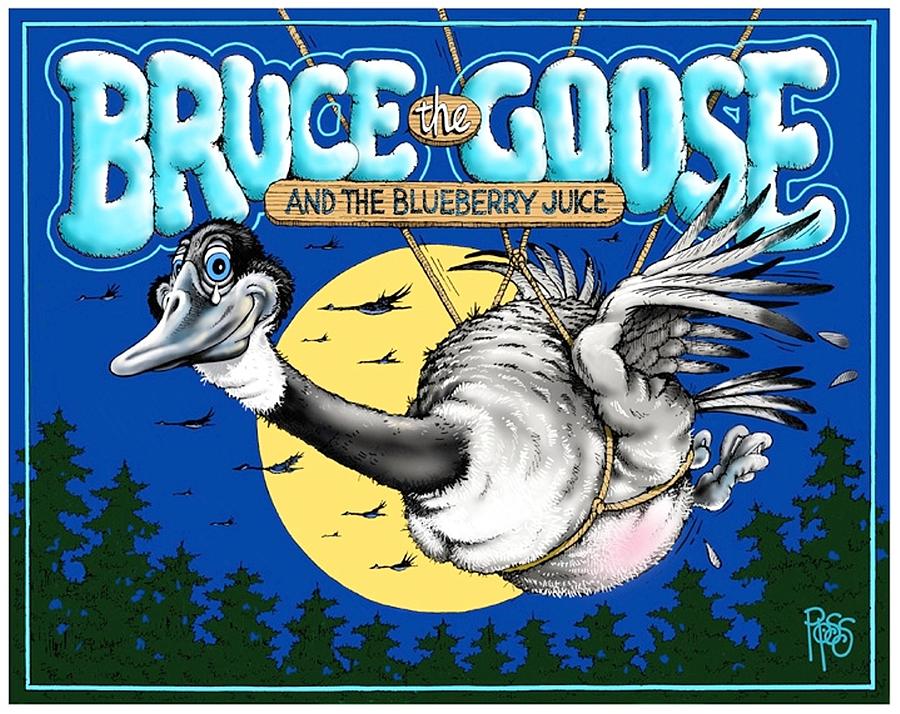Bruce the Goose Digital Art by Scott Ross