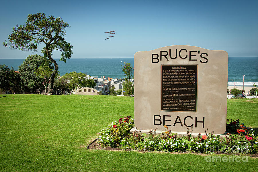 Bruces Beach  Photograph by David Zanzinger