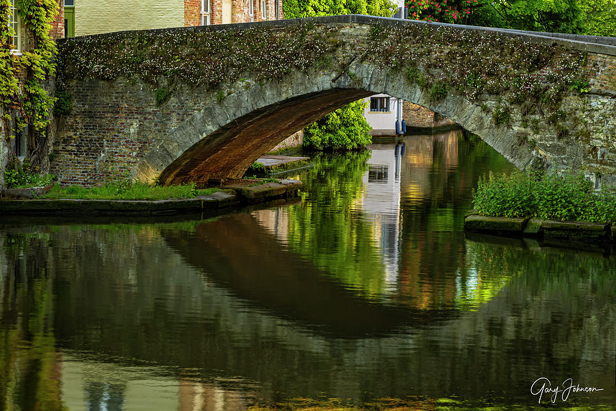 Bruges Bridge Photograph by Gary Johnson